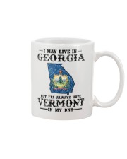 Live In Georgia But Vermont In My DNA Mug tile