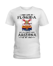 Live Florida Arizona In My DNA Ladies T-Shirt tile