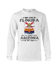 Live Florida Arizona In My DNA Long Sleeve Tee tile