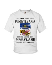 Live Pennsylvania Maryland In My DNA Youth T-Shirt tile