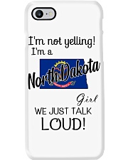 I'm Not Yelling I'm A North Dakota Girl Phone Case tile
