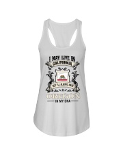 Live In California Oregon In My DNA Ladies Flowy Tank tile