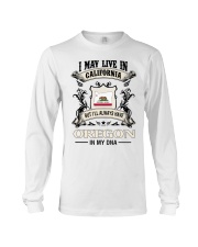 Live In California Oregon In My DNA Long Sleeve Tee tile