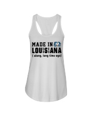 Made In Louisiana Ladies Flowy Tank tile
