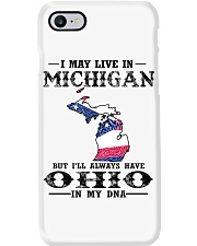 Live In Michigan But Ohio In My DNA Phone Case tile