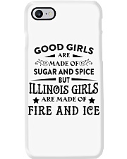 Illinois Girls Are Made Of Fire And Ice Phone Case tile