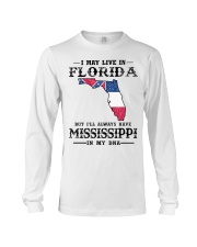 Live In Florida But Mississippi In My DNA Long Sleeve Tee tile