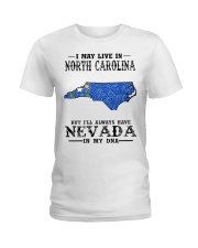 Live In North Carolina But Nevada My DNA Ladies T-Shirt tile