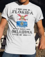 Live Florida Oklahoma In My DNA Classic T-Shirt apparel-classic-tshirt-lifestyle-28