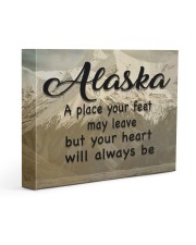 Alaska A Place Your Feet May Leave Gallery Wrapped Canvas Prints tile