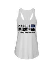 Made In Michigan Ladies Flowy Tank tile