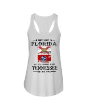 Live Florida Tennessee In My DNA Ladies Flowy Tank tile