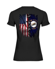 KTLD001 Kentuckian and American Flag Premium Fit Ladies Tee tile