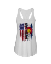 Colorado American Flag Ladies Flowy Tank tile