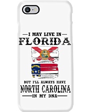 Live Florida North Carolina In My DNA Phone Case tile