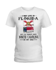Live Florida North Carolina In My DNA Ladies T-Shirt tile