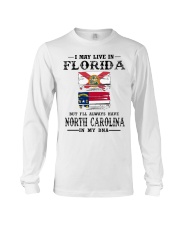 Live Florida North Carolina In My DNA Long Sleeve Tee tile