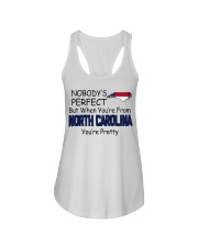 From North Carolina You're Pretty Ladies Flowy Tank tile