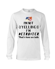 I'm Not Yelling I'm Detroit Long Sleeve Tee tile