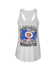 I Will Not Apologize For Being Minnesotan Ladies Flowy Tank tile