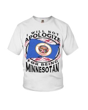 I Will Not Apologize For Being Minnesotan Youth T-Shirt tile