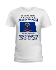 North Dakota Girl Ladies T-Shirt tile