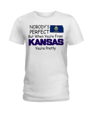From Kansas You're Pretty Ladies T-Shirt tile