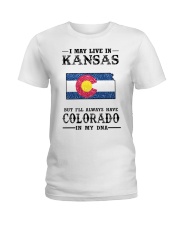 Live In Kansas Colorado In My DNA CO0003 Ladies T-Shirt tile