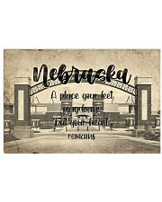 KT0001 Nebraska A Place Your Feet May Leave 17x11 Poster front