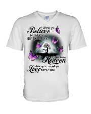 Butterfly SIgns From Heaven PT0150 V-Neck T-Shirt tile