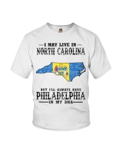 Live In North Carolina But Philadelphia My DNA Youth T-Shirt tile