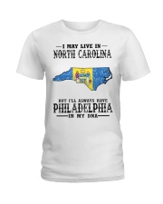 Live In North Carolina But Philadelphia My DNA Ladies T-Shirt tile