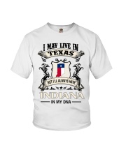 Live In Texas Indiana In My DNA Youth T-Shirt tile
