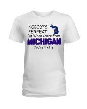 From Michigan You're Pretty Ladies T-Shirt tile