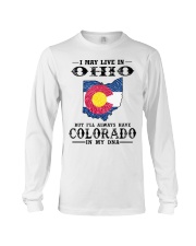 Live In Ohio But Colorado In My DNA Long Sleeve Tee tile