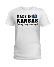 Made In Kansas Ladies T-Shirt tile