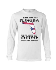 Live In Florida But Ohio In My DNA Long Sleeve Tee tile