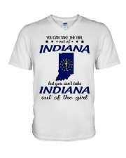 Indiana Girl V-Neck T-Shirt tile