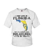 Live In Florida But Philadelphia In My DNA Youth T-Shirt tile