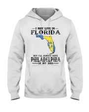 Live In Florida But Philadelphia In My DNA Hooded Sweatshirt tile