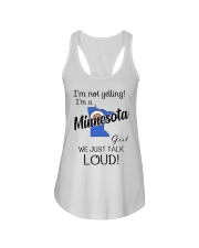 I'm Not Yelling I'm A Minnesota Girl Ladies Flowy Tank tile