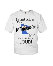 I'm Not Yelling I'm A Minnesota Girl Youth T-Shirt tile