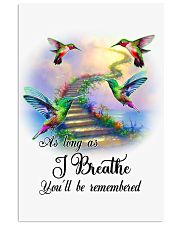 Hummingbird You'll Be Remembered PT0138 Vertical Poster tile