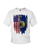 Montana American Flag Youth T-Shirt tile