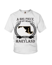 A Big Piece Of My Heart Lives In Maryland Youth T-Shirt tile