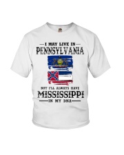 Live Pennsylvania Mississippi In My DNA Youth T-Shirt tile