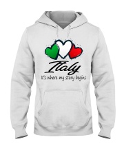 Italy Story Begins MR0197 Hooded Sweatshirt tile