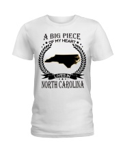 A Big Piece Of My Heart Lives In North Carolina Ladies T-Shirt tile