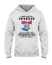 Live In Ohio But Missouri In My DNA Hooded Sweatshirt tile