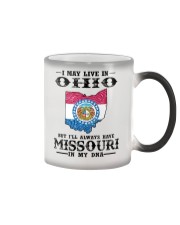 Live In Ohio But Missouri In My DNA Color Changing Mug tile